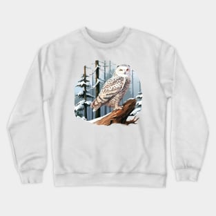 Snowy Owl Crewneck Sweatshirt